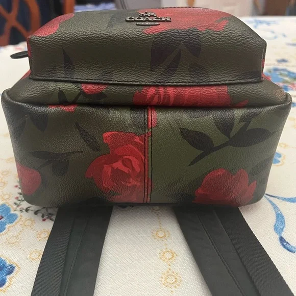 Coach Charlie Camouflage Rose Mini Backpack in Canvas - Picture 10 of 10